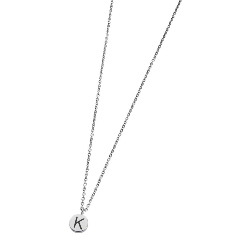Collana con lettera smaltata
