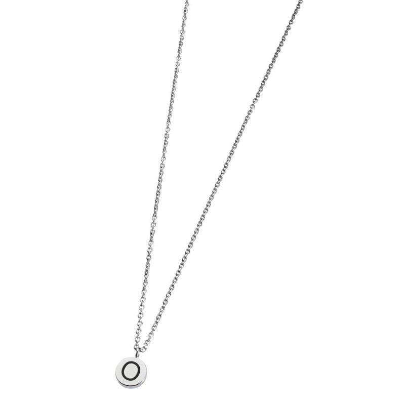 Collana con lettera smaltata
