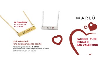 Promozione di San Valentino in tutti gli Store MarlÃ¹