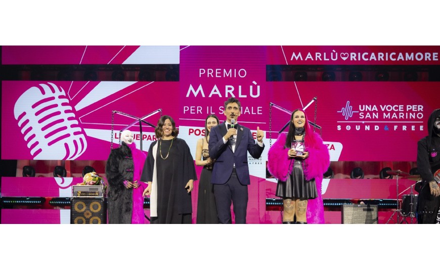MarlÃ¹ sul palco di Una Voce per San Marino 